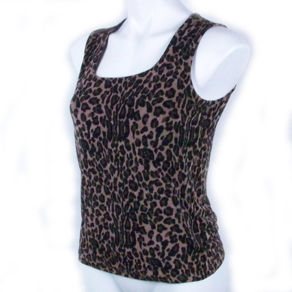 French Laundry Animal Print Top